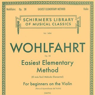 WOHLFAHRT OP. 38 Easiest Elementary Method for Beginner on The Violin