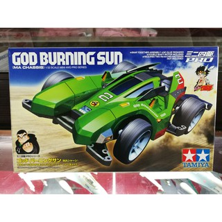 โมเดลรถรางทามิย่า 1/32 Tamiya Mini 4WD TA18644 God Burning Sun (MA Chassis)