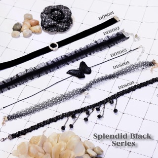 Splendid Black โชคเกอร์เกาเหลี