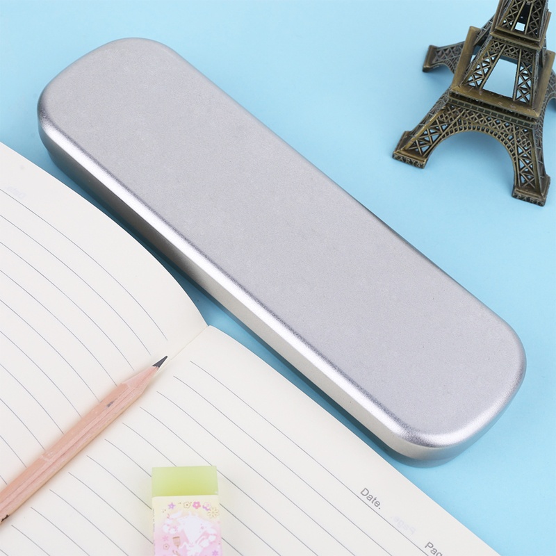 Aotoo กล่องเก็บเครื่องเขียน ปากกา ดินสอ เหล็ก แบบพกพา สําหรับนักเรียน สํานักงาน