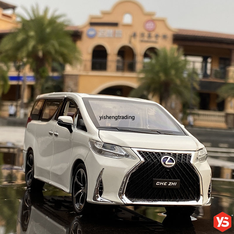Lexus LM300h MPV 1 เครื ่ องชั ่ งรถยนต ์ รุ ่ น Diecast พร ้ อมไฟs,ounds,running ของสะสม