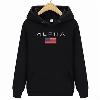 เสื้อจั๊มเปอร์ ผ้าฝ้าย พิมพ์ลายตัวอักษร Alpha คุณภาพสูง แฟชั่น 2020 สําหรับเพื่อน