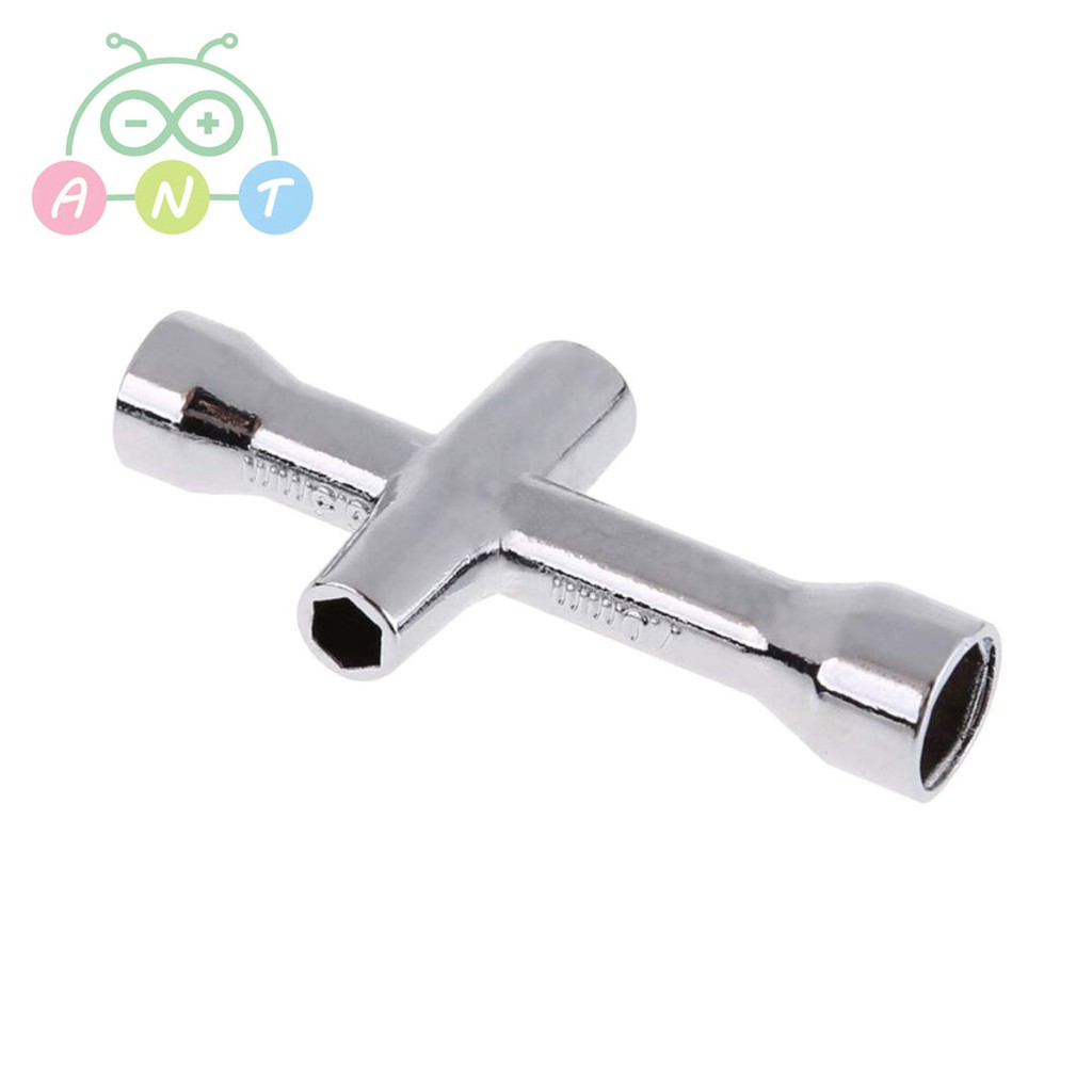 Mini M2 M2.5 M3 M4 Screw Nut Hexagonal Nut Wrench Cross Arm Maintenance Tools 4 Size Car Cross Wrenc