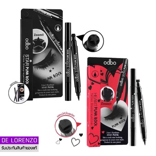 OD333 ODBO STAR PUNK ROCK TATTOO STAMP + EYELINER โอดีบีโอ สตาร์ พังค์ ร็อค แท็ททู แสตมป์ + อายไลเนอร์