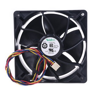 W12E12BS11B5-57 For Nidec 12038 DC12V 1.65A PWM Cooling Fan 12cm 6000RPM BTC