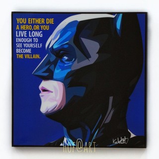 Batman #3 แบทแมน DC comics Super Hero รูปภาพ​ติดผนัง pop art การ์ตูน cartoon กรอบรูป แต่งบ้าน ของขวัญ