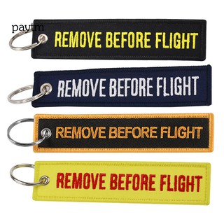 พวงกุญแจ จี้ตัวอักษร PM REMOVE BEFORE FLIGHT เหมาะกับเป็นของขวัญ