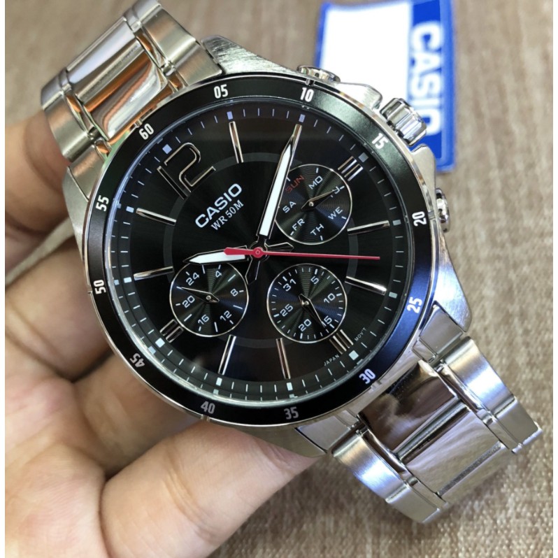 ของแท้ CASIO นาฬิกาคาสิโอ ผู้ชาย รุ่น MTP-1374 / Atime นาฬิกาข้อมือ MTP1374 นาฬิกาข้อมือผู้ชาย ของแท้ ประกัน1ปี