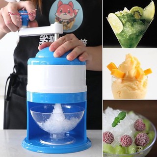 j hand crank shaved ice machine เครื่องหมุนมือทำน้ำแข็งใสด้วยตัวเอง ใช้งานง่าย แข็งแรง