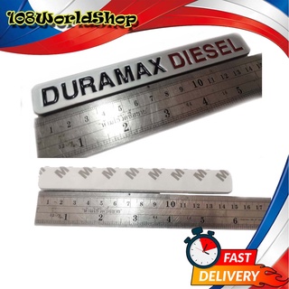 โลโก้ DURAMAX DIESEL LOGO DURAMAX DIESEL โลหะ ชุป ตัวแพง 1ชิ้น ทั่วไป 2-4 ประตู มีบริการเก็บเงินปลายทาง