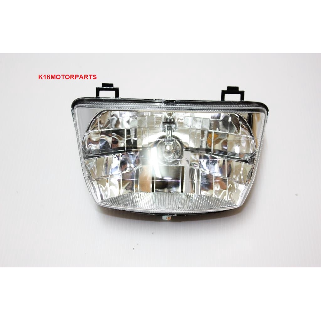 ไฟหน้า รุ่น WAVE-110 NEW รุ่นแรก ตัวเก่า ตาเดียว  ติดรถ ช้อนชุบ ตาเพชร # 2011-050-ZS # ยี่ห้อ HMA