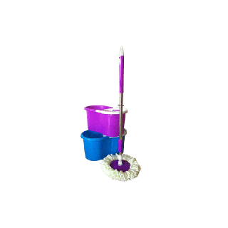 โปรโมชั่น : ชุดถังปั่น ไม้ถูพื้น ไม้ม็อบ Spin Mop ชุดไม้ถูพื้น ถังปั่นไม้ม๊อบ A414