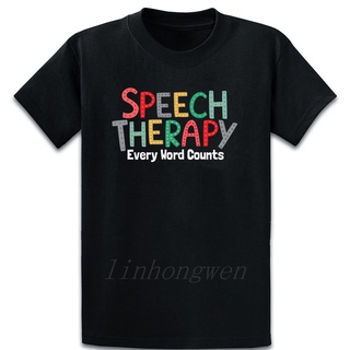 เสื้อยืดแขนสั้นลําลอง พิมพ์ลาย Speech Therapy Language Pathologist แฟชั่นฤดูร้อน สําหรับผู้ชาย ไซซ์ S - 5XL