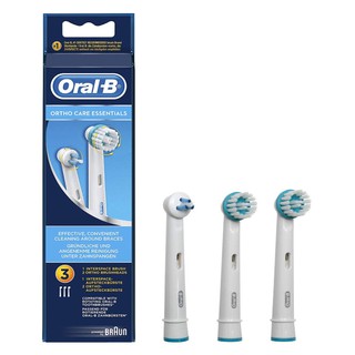 Oral-B Ortho Care Essentials - หัวแปรงสีฟันไฟฟ้าสำหรับผู้ที่จัดฟัน (Made in Germany)