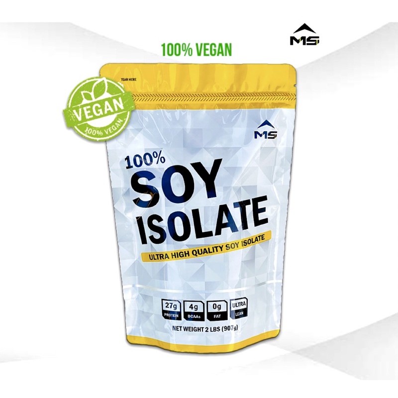 Ms Soy Isolate เวย์ซอยโปรตีนถั่วเหลือง เพิ่มกล้ามเนื้อลดไขมัน. 