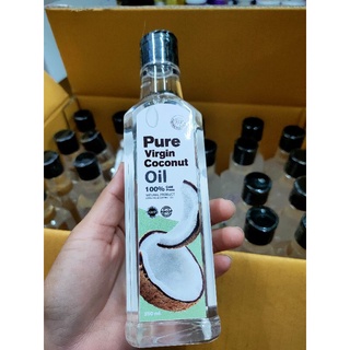 น้ำมันมะพร้าวสกัดเย็น Pure virgin coconut oil /250 ml.น้ำมันมะพร้าวบริสุทธิ์