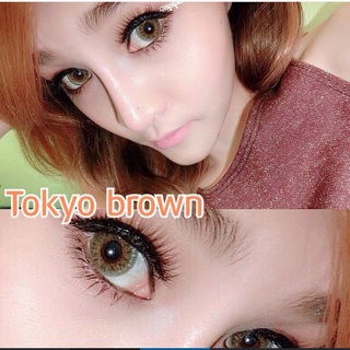 คอนเเทคเลนส์ สี Tokyo brown