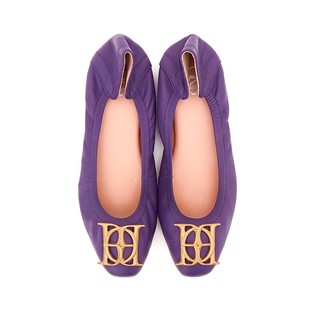 O&amp;B รองเท้าหนังแกะ AUDREY CREST สี Crush On Violet