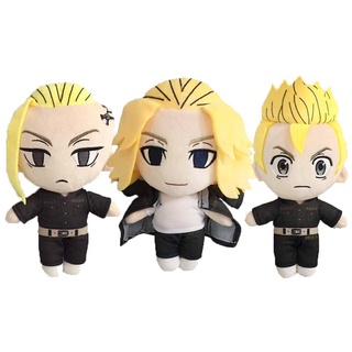 โตเกียวรีเวนเจอร์ 20 ซม.Tokyo Revengers Plush ตุ๊กตา Manjiro Ken Takemichi Hinata Atsushi อะนิเมะตุ๊กตาของเล่นตุ๊กตาโตเกียว Tokyo Revengers Plushie หมอนตุ๊กตา