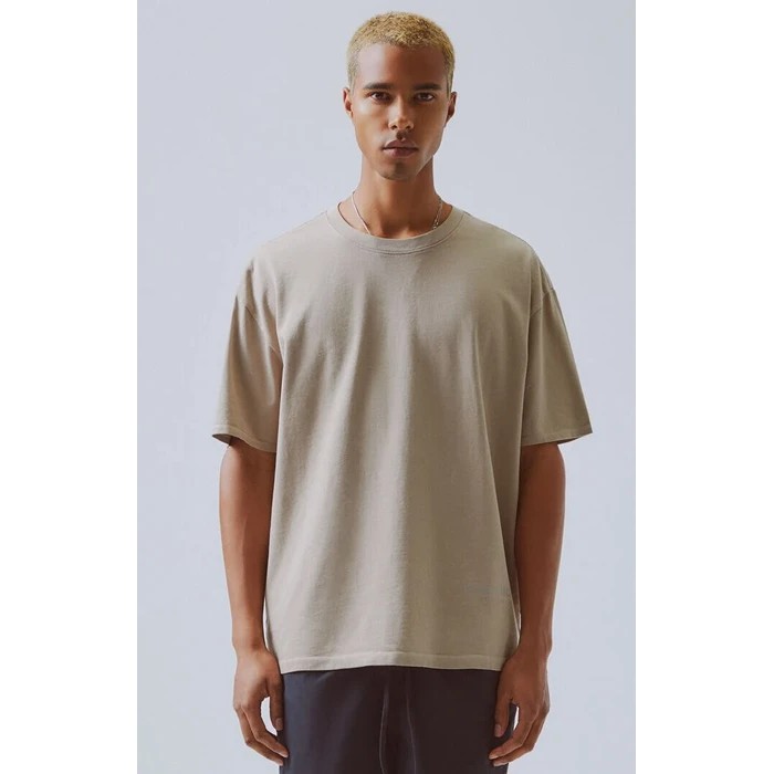 *New without tags* FEAR OF GOD - Essentials Boxy T-Shirt Tan สีแทน Size S อก 22-23" ของแท้!!!
