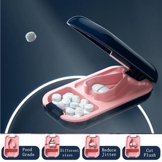 hp5702-กล่องที่ตัด/เก็บยาขนาดเล็ก Pill Cutter, Pill Splitter for Cutting Small Pills or Large Pills in Half