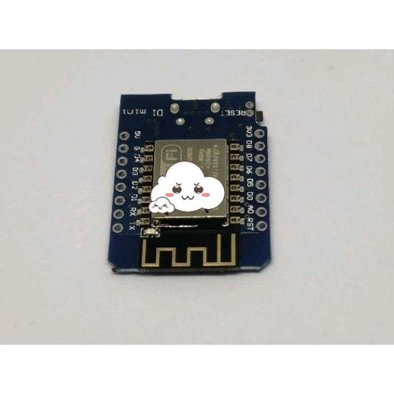 WEMOS+PROGRAM STRBE TEXT 5 ROW WIFI