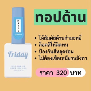 ทอปด้านแมททอปโคทMatteTopCoat