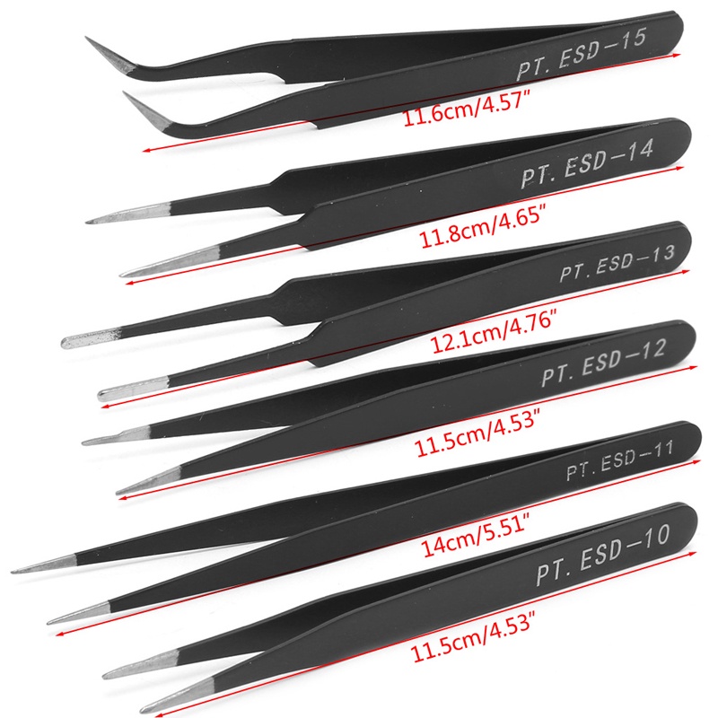 Okee Precision แหนบสแตนเลสลูกปัด Tweezer Nail Art เจลหยิบเครื่องมือ