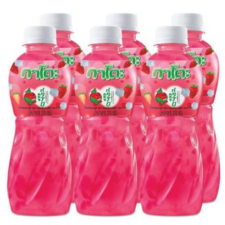 The Best!! กาโตะ น้ำผลไม้ 25% ผสมวุ้นมะพร้าว ขนาด 320มลต่อขวด แพ็คละ6ขวดKato Fruit Juice จัดส่งเร็ว🚛💨