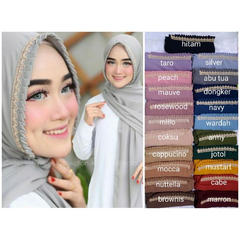 (ตอนที่ 2) PASHMINA PLEASED LACE/PASHMINA PLEASED/PASHMINA TALI/PASHMINA KCB