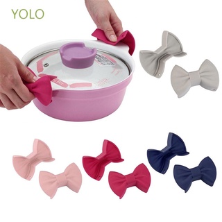 Yolo ซิลิโคนฉนวนกันความร้อนสําหรับเตาอบทําอาหาร 2 ชิ้น / ชุด