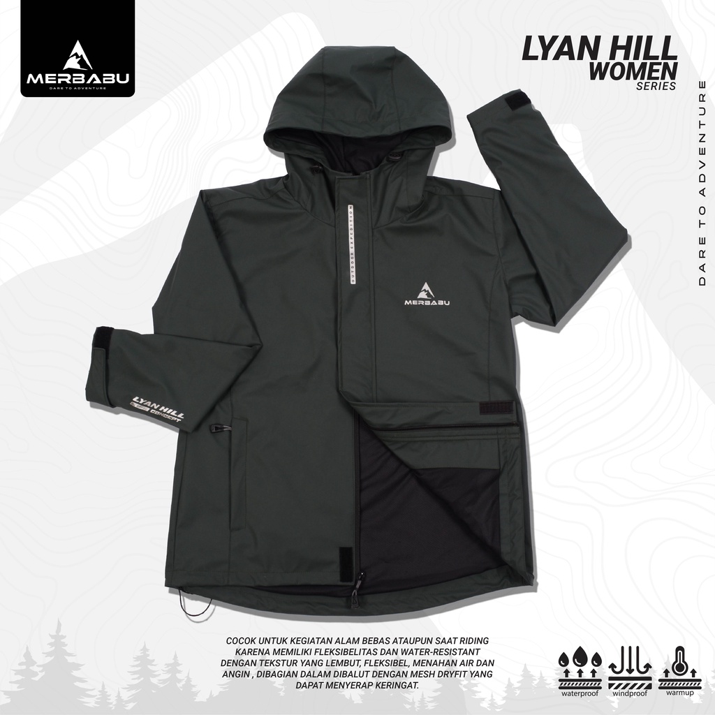 Merbabu เสื้อแจ็กเก็ต Lyan Hill 0.3 สําหรับผู้หญิง