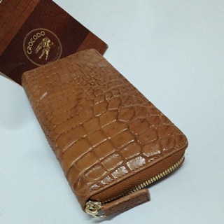 crocrodile lady  wallet กระเป๋าสตางค์จระเข้lady1299