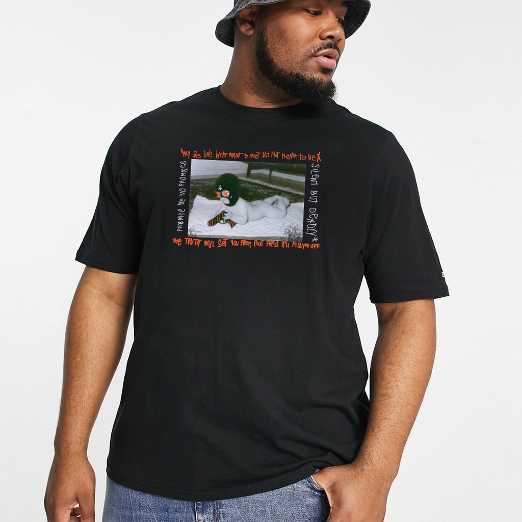 🔥 11.11. SALE 🔥 ® เสื้อไซส์ใหญ่ 3XL 4XL รุ่น Baby Kill   สีดำ (ลิขสิทธิ์แท้) ใส่ได้ทั้ง ชาย หญิง / เ