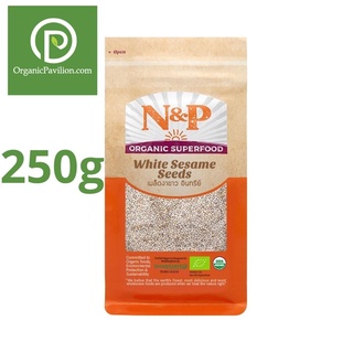 Natural &amp; Premium N&amp;P Organic เมล็ดงาขาว Organic White Sesame Seeds (250g)