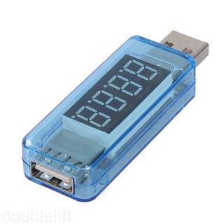 Blue USB Current Voltage Charging Detector Mobile Power Current Voltmeter Ammeter Voltage USB Charger Tester doublelift store