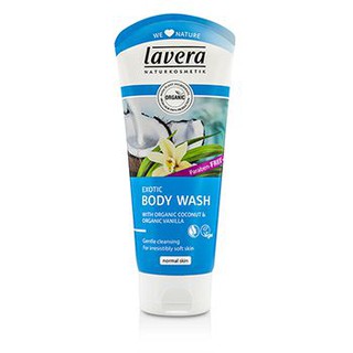 LAVERA Organic Coconut &amp; Vanilla Exotic Body Wash Size: 200ml/6.6oz