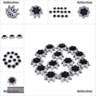 Ruisurshine☆ เข็มรองเท้ากอล์ฟ แบบนิ่ม แบบเปลี่ยน 14 ชิ้น