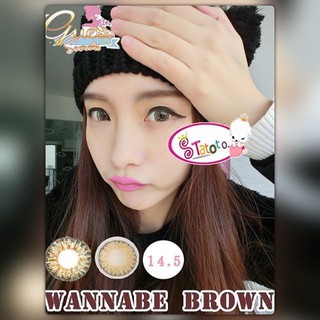 wannabe brown by TATOTO Contact Lenses บิ๊กอาย #292