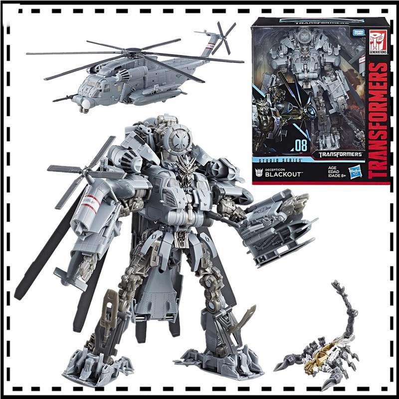 รุ่น：25cm Transformers Toys Studio Series 08 Leader Class Movie 1 Deceticon Blackout Action