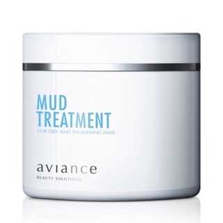 Mud Treatment Aviance โคลน หมักผม อาวียองซ์ มัด ทรีทเม้นต์สำหรับผมแห้ง เปราะบาง 180ml (ฟ้าอ่อน)