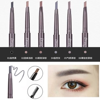 Sale!!!ดินสอเขียนคิ้วรุ่นใหม่ กันน้ำ Double eyebrow pencil