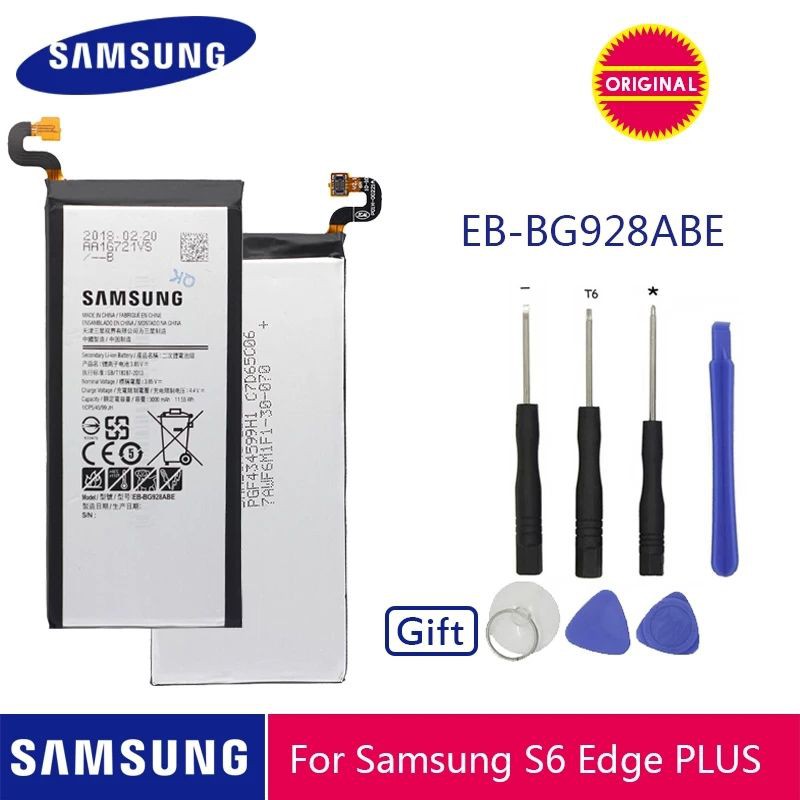 SAMSUNG แบตเตอรี่ EB-BG928ABE 3000mAh สำหรับ Samsung Galaxy S6 Edge Plus G928 G928F G928G G928T G928