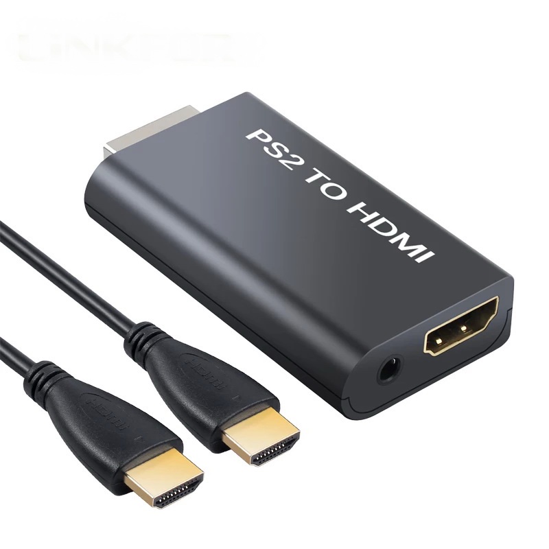 PS2HDMI PS2 TO HDMI CONVERTER (BRANDNEW) ตัวแปลงสายสัญญาณสำหรับเครื่อง PS2 ให้ใช้ HDMI ได้ !!