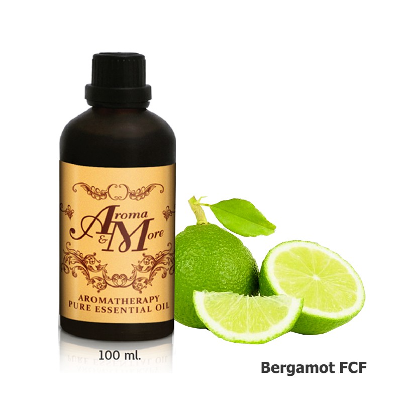 Aroma&More Bergamot FCF Essential oil / น้ำมันหอมระเหยเบอกาม็อท FCF (มะกรูดฝรั่ง) Italy 100ML