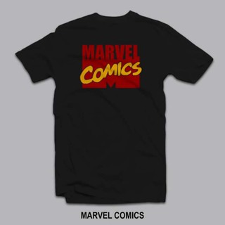 เสื้อยืด MARVEL COMICS QUALITY T-SHIRTเสื้อยืด เสื้อยืดเท่