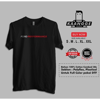 เสื้อยืด พิมพ์ลายโลโก้รถยนต์ Ford Performance