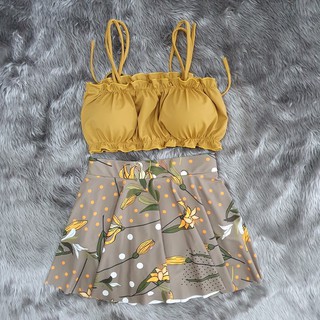 Bikini Set 2 ชิ้น เสื้อ+กางเกงกระโปรง