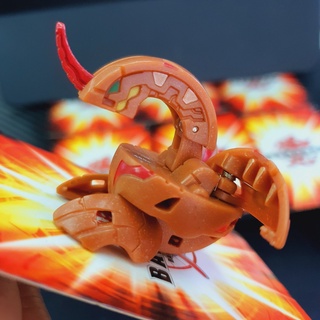 RARE AUTH Bakugan Dragonoid Brown/Gold Pyrus Reverse Attribute B2 Bakuswap 400G