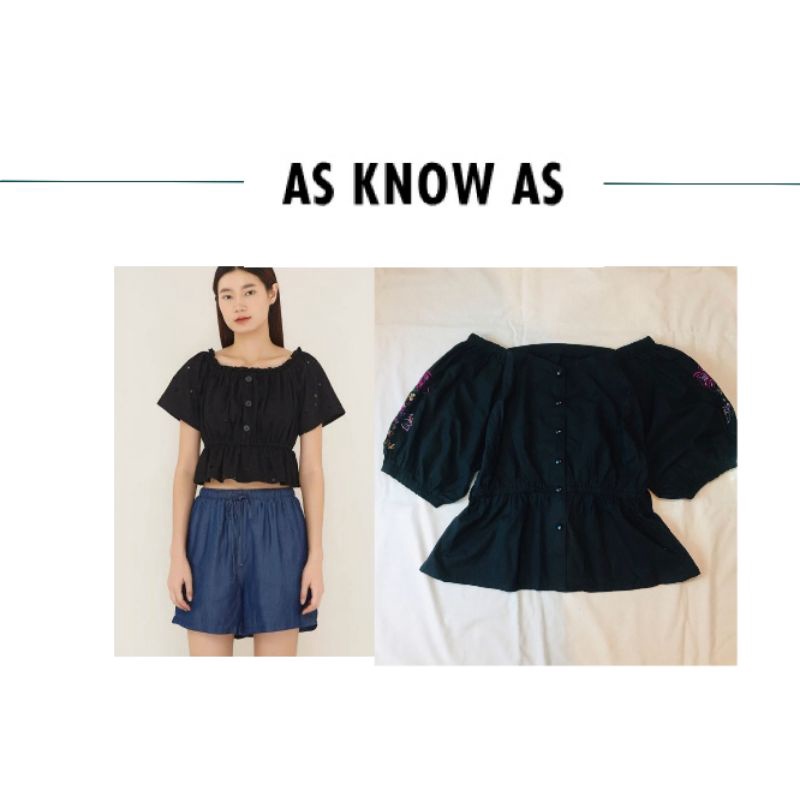 As know as by pinky เสื้อครอปแบรนด์